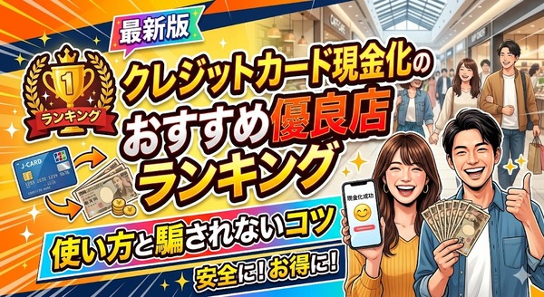 クレジットカード現金化のおすすめ優良店ランキング｜使い方と騙されないコツ